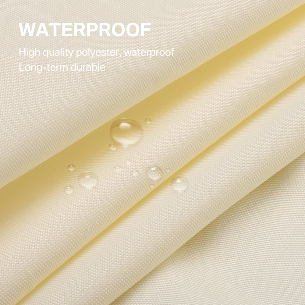 Sun Shade Sail Triangle Waterproof 6.5/10/12/16FT Outdoor Garden Patio Party Sunscreen Awing Triangle Canopy 98% UV Block with Free Rope