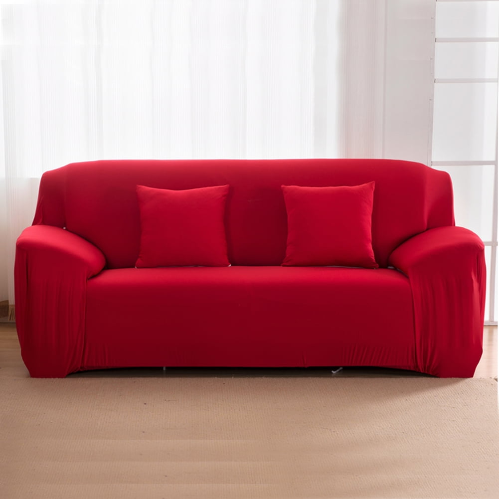 NEWEEN Sofa Cover Slipcover Stretch Elastic 1/2/3/4 Seater Chair Loveseat Sofa Couch Furniture Protector Fit, Sofa Slipcover