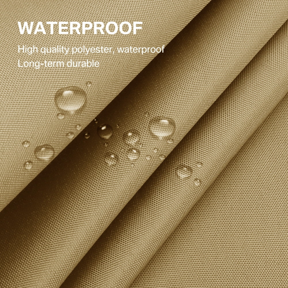 Sun Shade Sail Rectangle 6.5/10/12/13/16FT Waterproof Outdoor Garden Patio Party Sunscreen Awning Canopy 98% UV Block With Free Rope