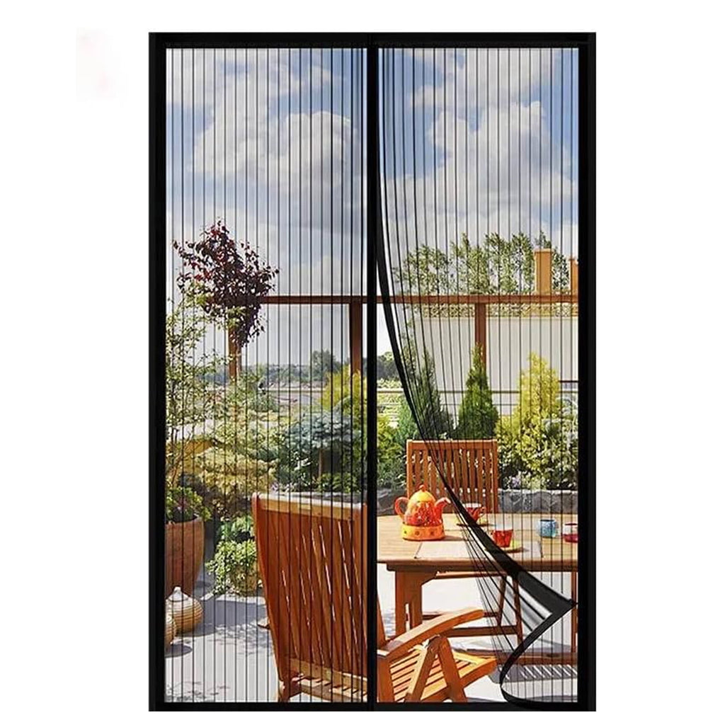 NEWEEN Magnetic Screen Door - 38 Inch x 83 Inch Mesh Door Screen with Magnets, Door Net Fits Door Size 36 inch x 82 inch Hands Free Mesh Partition Keeps Bugs Out