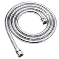 Shower Hose, 118 Inches Extra Long Stainless Steel Handheld Shower Head Hose with Brass Insert and Nut - Durable and Flexible(Chrome)