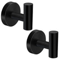 2 Pack Towel Hooks, Brushed Nickel SUS304 Stainless Steel Coat Robe Clothes Hook Modern Wall Hook Holder for Bathroom Kitchen Garage Hotel Wall Mounted