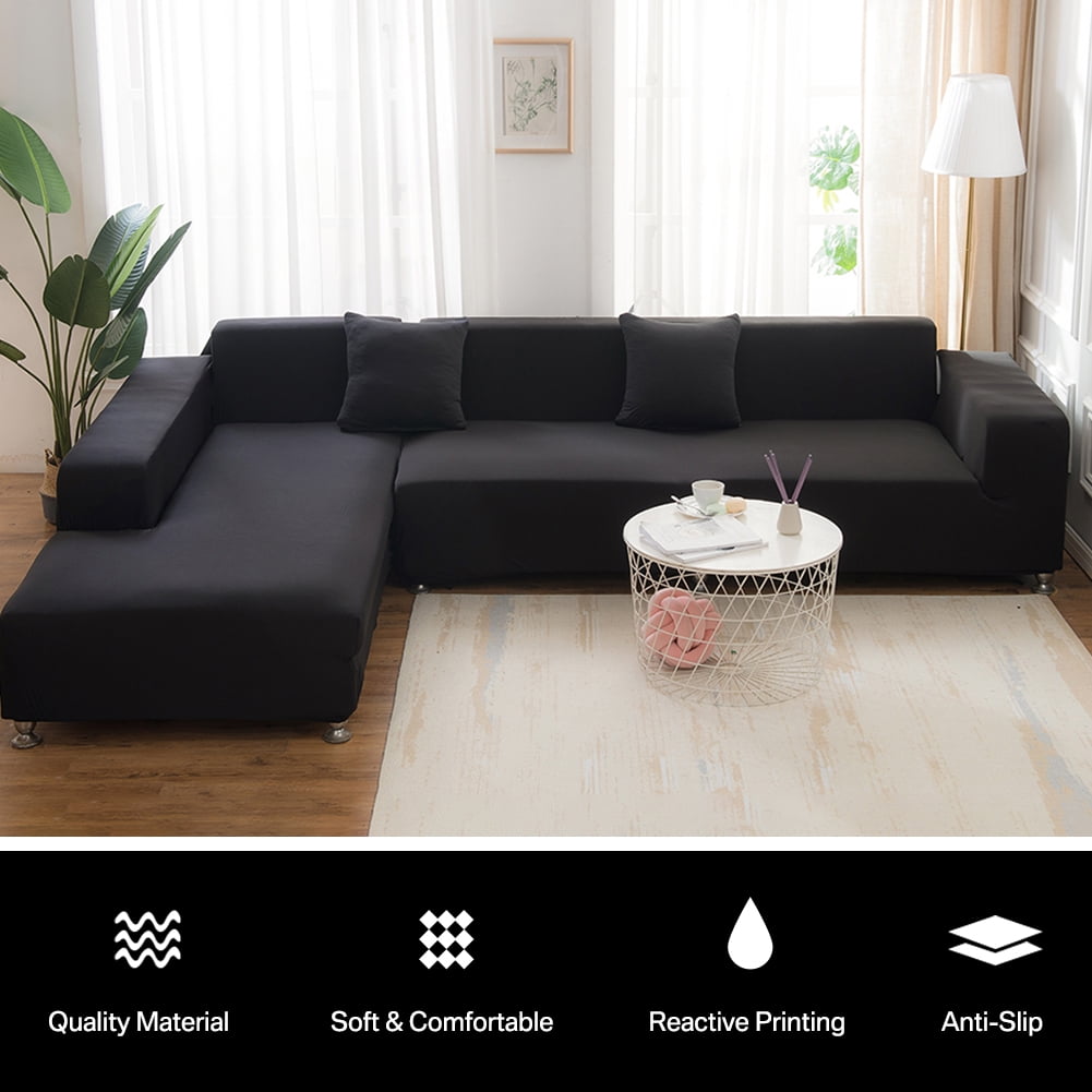 NEWEEN Sofa Cover Slipcover Stretch Elastic 1/2/3/4 Seater Chair Loveseat Sofa Couch Furniture Protector Fit, Sofa Slipcover